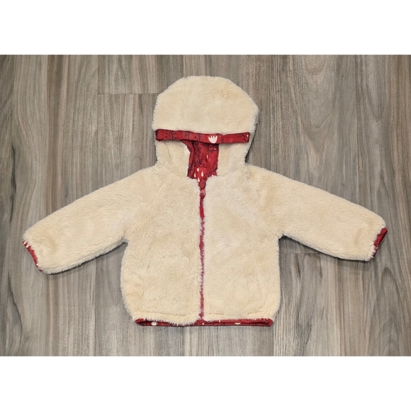 Red Dinosaur Kids Puffer Jacket - Picture 4 of 8